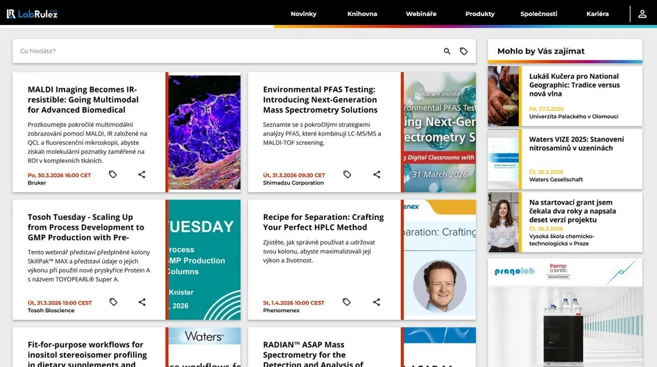 <p>LabRulez: Webináře LabRulezLCMS týden 14/2026</p>