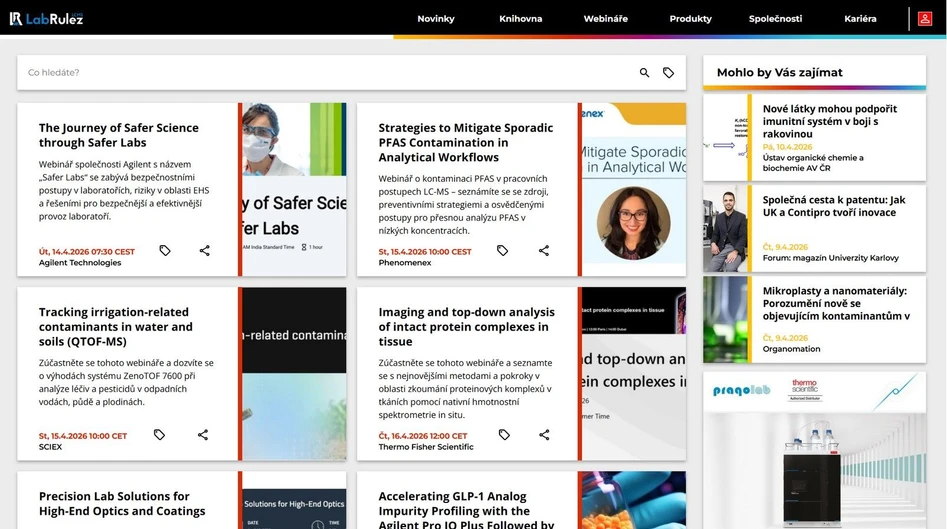 <p>LabRulez: Webináře LabRulezLCMS týden 16/2026</p>