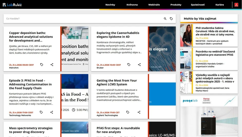 <p>LabRulez: Webináře LabRulezLCMS týden 17/2026</p>