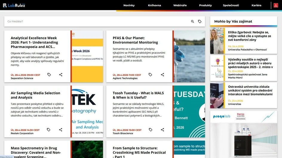 <p>LabRulez: Webináře LabRulezLCMS týden 18/2026</p>