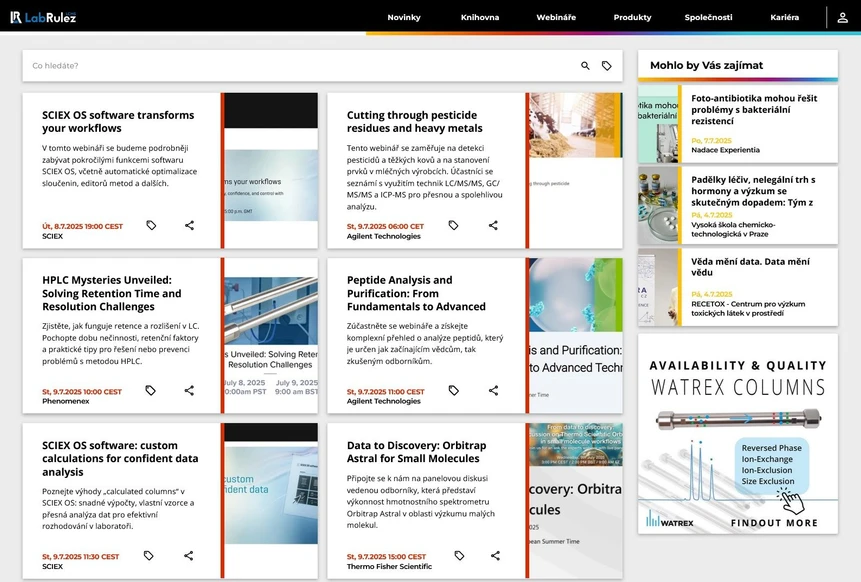 <p>LabRulez: Webináře LabRulezLCMS týden 28/2025</p>