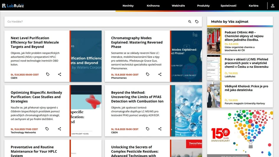 <p>LabRulez: Webináře LabRulezLCMS týden 33/2025</p>