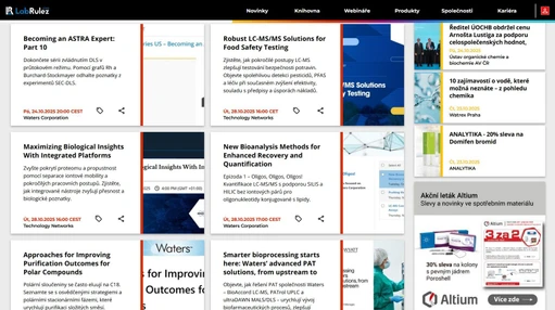 Webináře LabRulezLCMS týden 44/2025