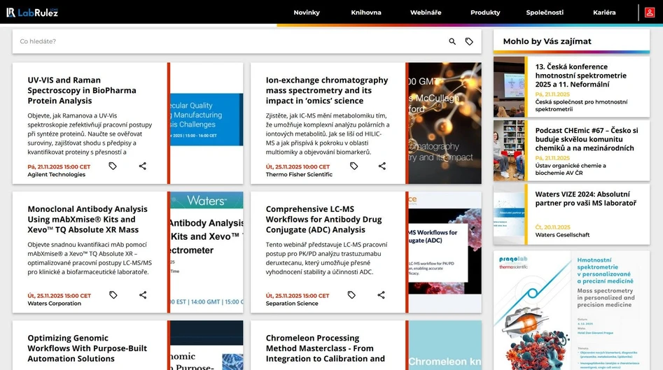 <p>LabRulez: Webináře LabRulezLCMS týden 48/2025</p>
