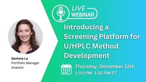 Introducing a Screening Platform for U/HPLC Method Development