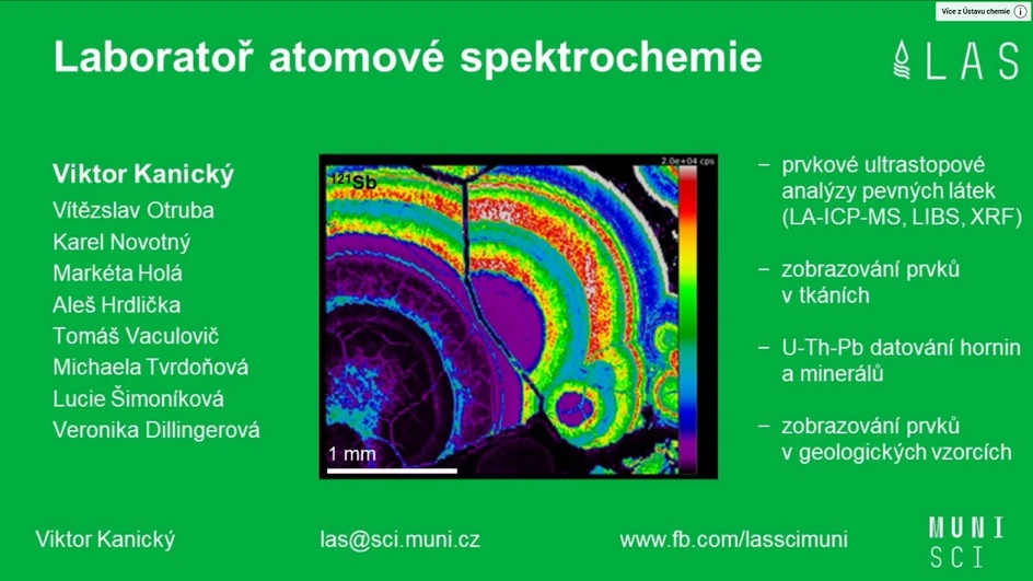 Masarykova univerzita/Ústav chemie Přírodovědecké fakulty: LABORATOŘ ATOMOVÉ SPEKTROCHEMIE - LAS