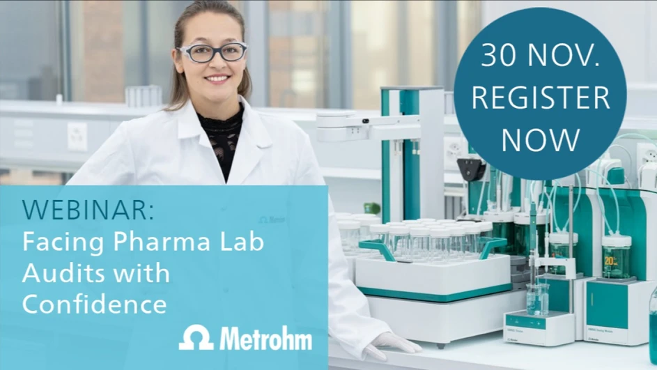 Metrohm: Facing Pharma Lab Audits with Confidence