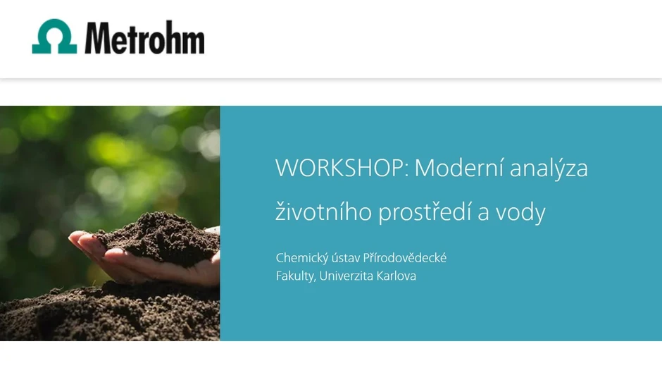 WORKSHOP: Moderní analýza životního prostředí a vody