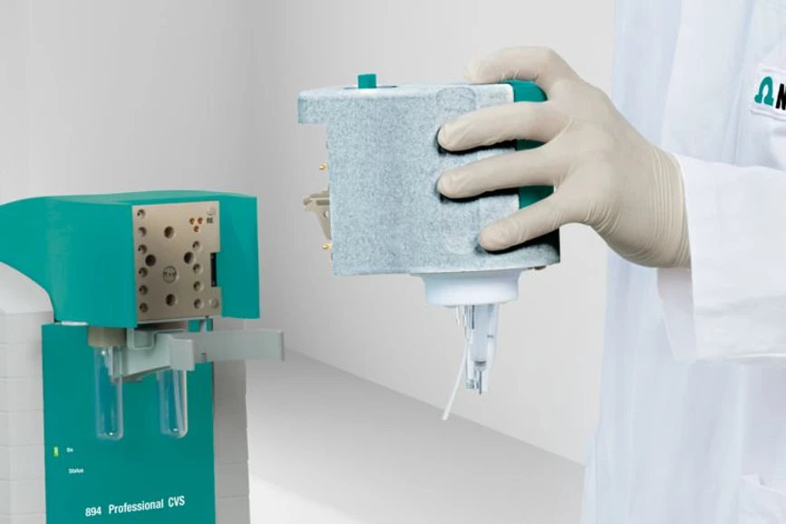 Metrohm: Metrohm Professional VA - možnost výměny měřicí hlavy podle aplikace