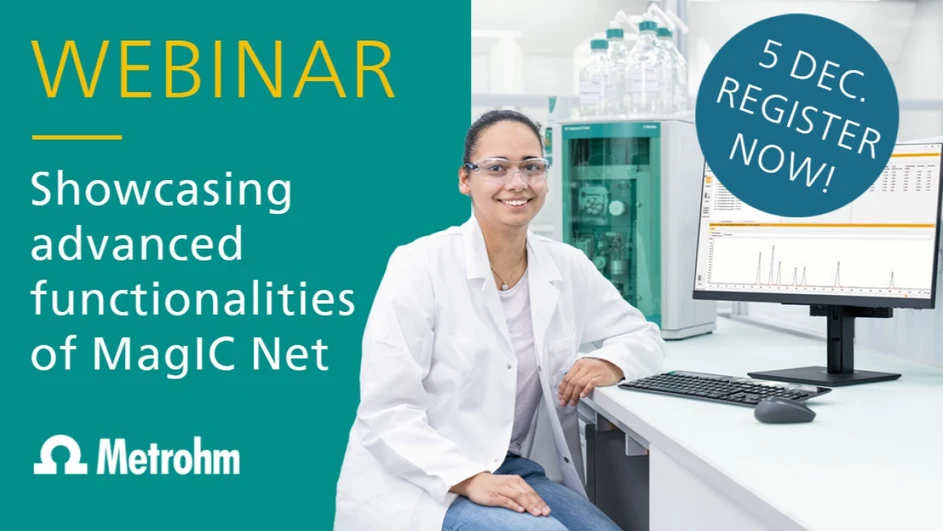 Metrohm: Showcasing advanced functionalities of MagIC Net