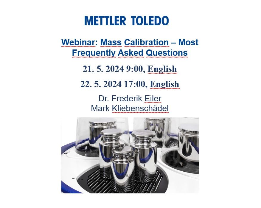 Mettler-Toledo: Mass Calibration – Most Frequently Asked Questions