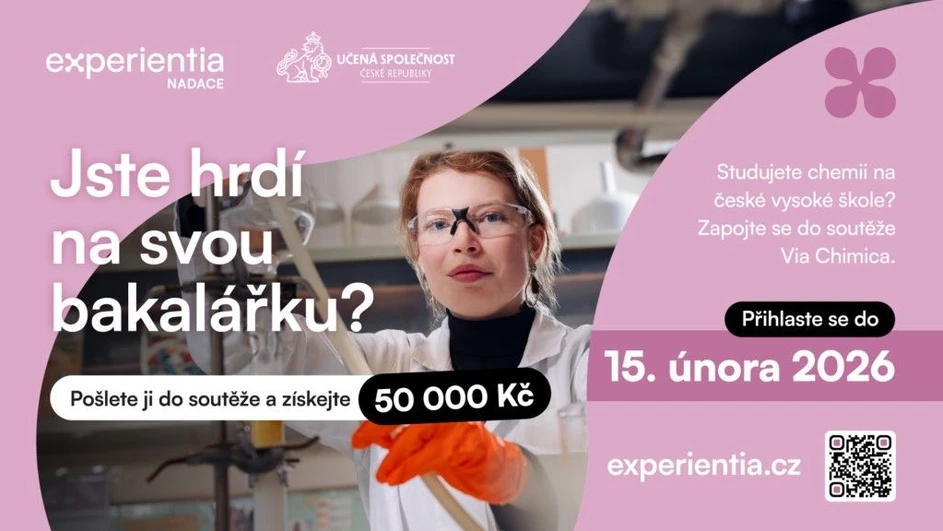 <p>Nadace Experientia: Spouštíme 5. ročník soutěže Via Chimica</p>
