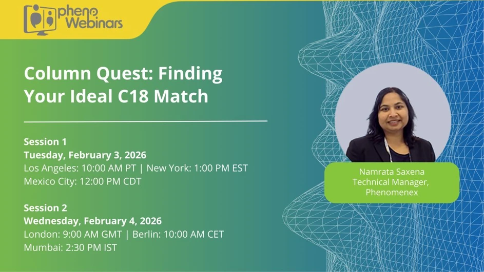 Phenomenex: Column Quest: Finding Your Ideal C18 Match