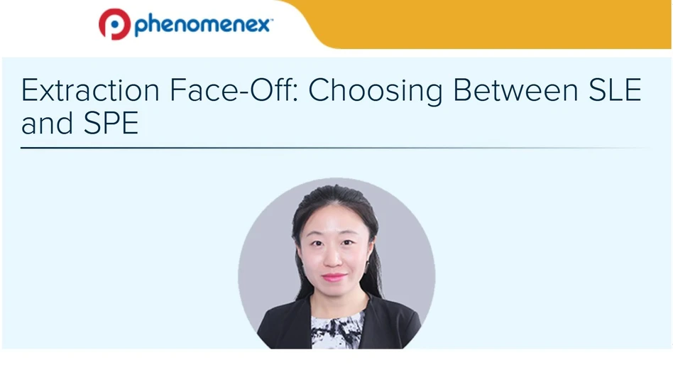 Phenomenex: Extraction Face-Off: Choosing Between SLE and SPE