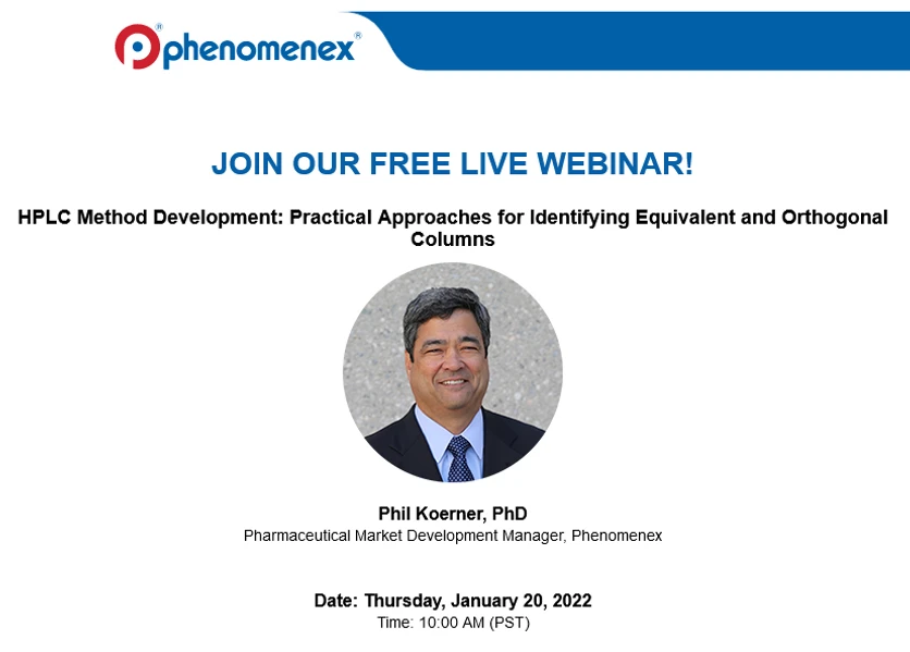 Phenomenex: HPLC Method Development: Practical Approaches for Identifying Equivalent and Orthogonal Columns