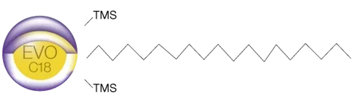 Phenomenex Kinetex EVO C18 Core Shell preparativní kolony