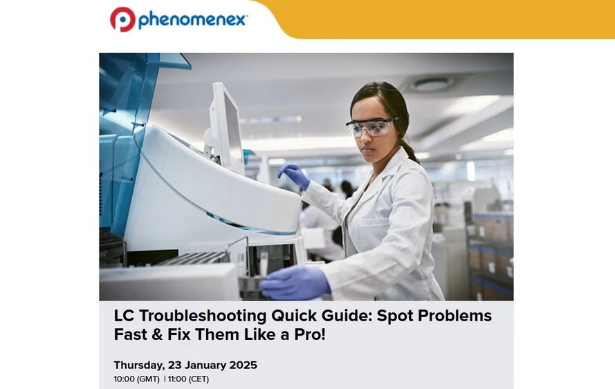 Phenomenex: LC Troubleshooting Quick Guide: Spot Problems Fast & Fix Them Like a Pro!