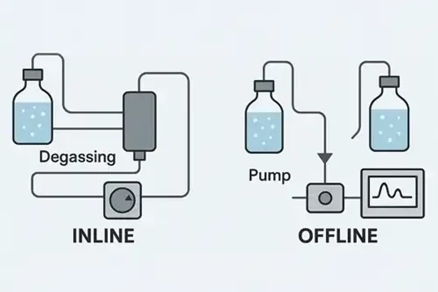 <p><strong>Phenomenex:</strong> Metody odplyňování v HPLC: inline vs. offline</p>