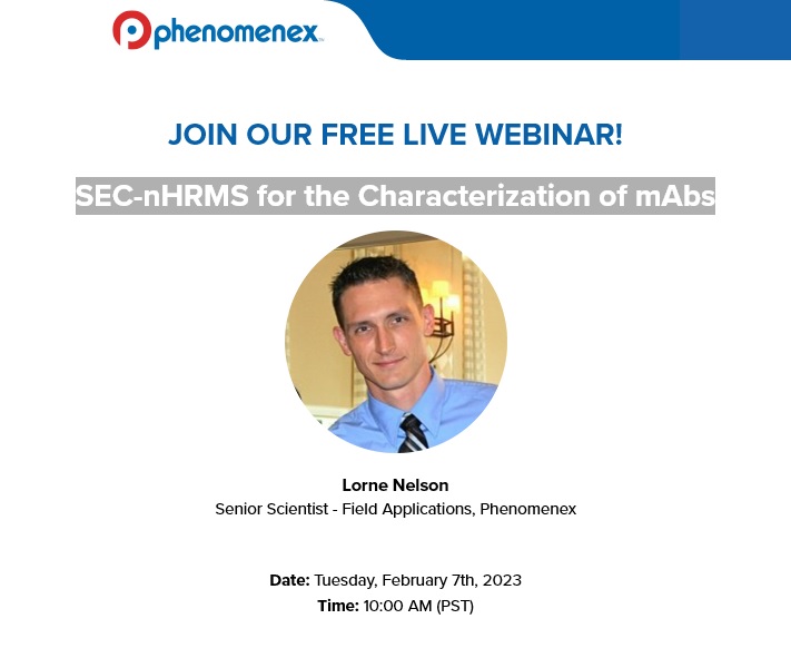 Phenomenex: SEC-nHRMS for the Characterization of mAbs