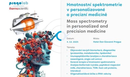 Pozvánka na akci Hmotnostní spektrometrie v personalizované a precizní medicíně