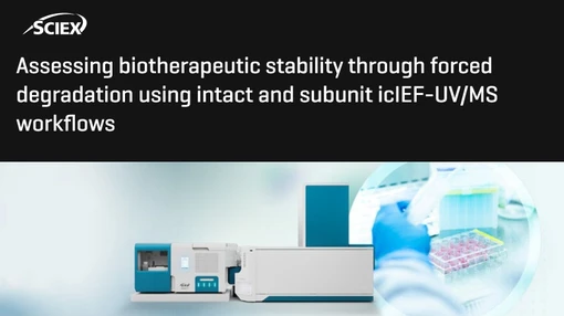 Assessing biotherapeutic stability through forced degradation using intact and subunit icIEF-UV/MS workflows