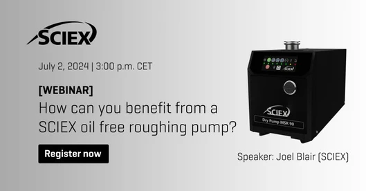 How can you benefit from a SCIEX oil free roughing pump?