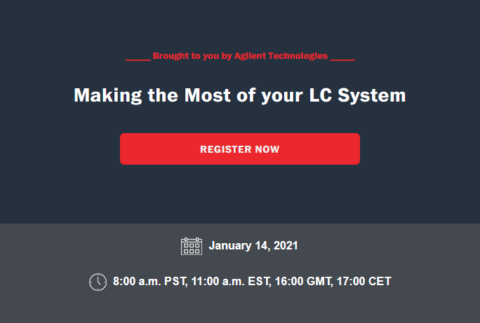 C&EN: Making the Most of your LC System
