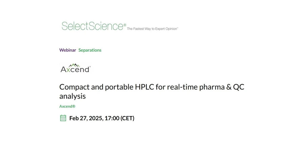 SelectScience: Compact and portable HPLC for real-time pharma & QC analysis