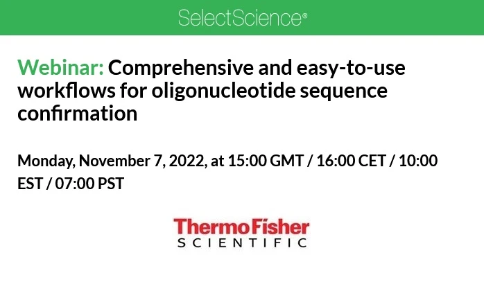 SelectScience: Comprehensive and easy-to-use workflows for oligonucleotide sequence confirmation
