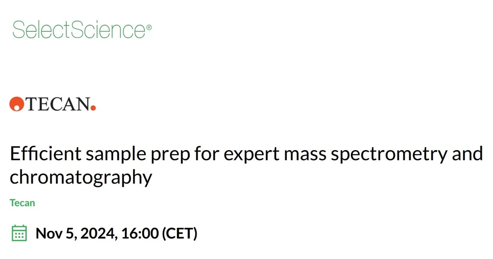 SelectScience: Efficient sample prep for expert mass spectrometry and chromatography