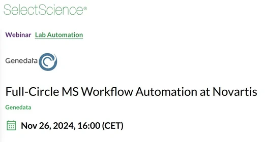 Full-Circle MS Workflow Automation at Novartis