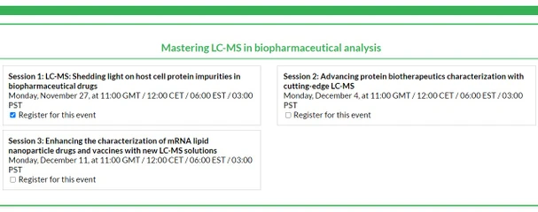 LC-MS: Shedding light on host cell protein impurities in biopharmaceutical drugs