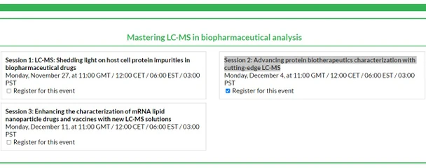 Advancing protein biotherapeutics characterization with cutting-edge LC-MS