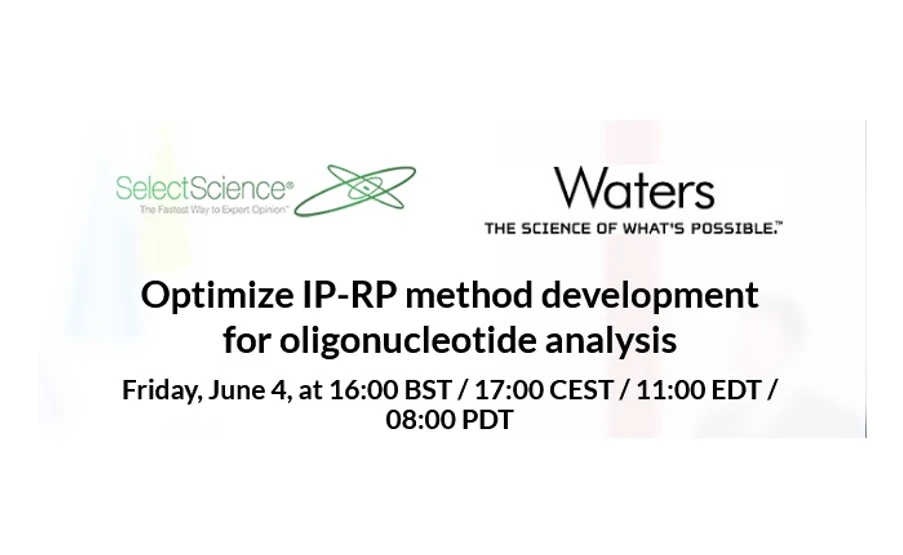 SelectScience: Optimize IP-RP method development for oligonucleotide analysis