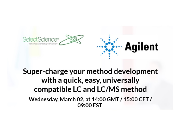 SelectScience: Super-charge your method development with a quick, easy, universally compatible LC and LC/MS method