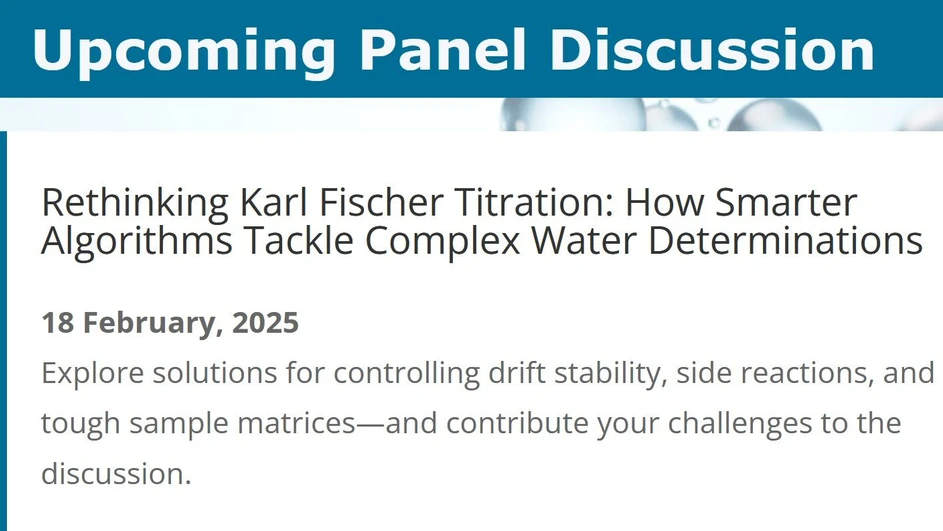 Separation Science: Rethinking Karl Fischer Titration: How Smarter Algorithms Tackle Complex Water Determinations