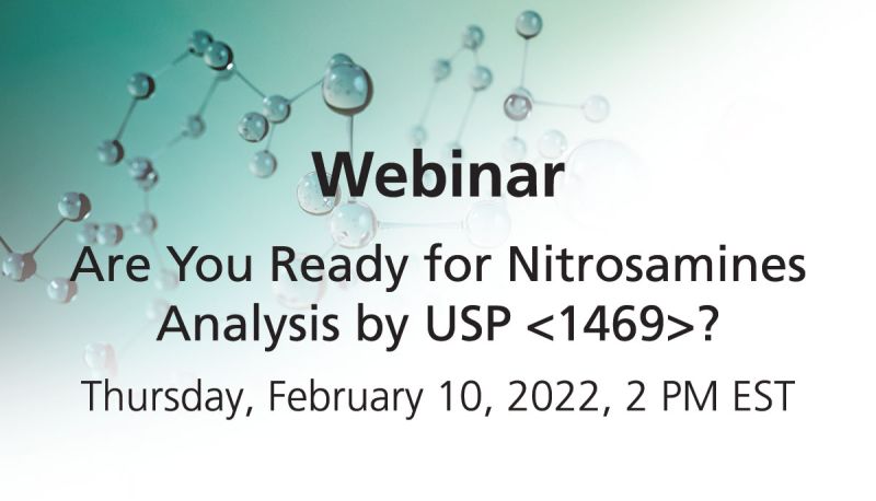 Shimadzu: Analytical Solutions for Nitrosamines in Response to USP 1469