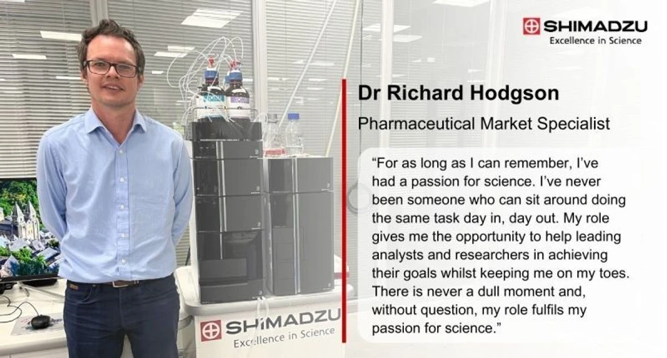 Shimadzu: Dr Richard Hodgson (Pharmaceutical Market Specialist, SHIMADZU UK Limited)