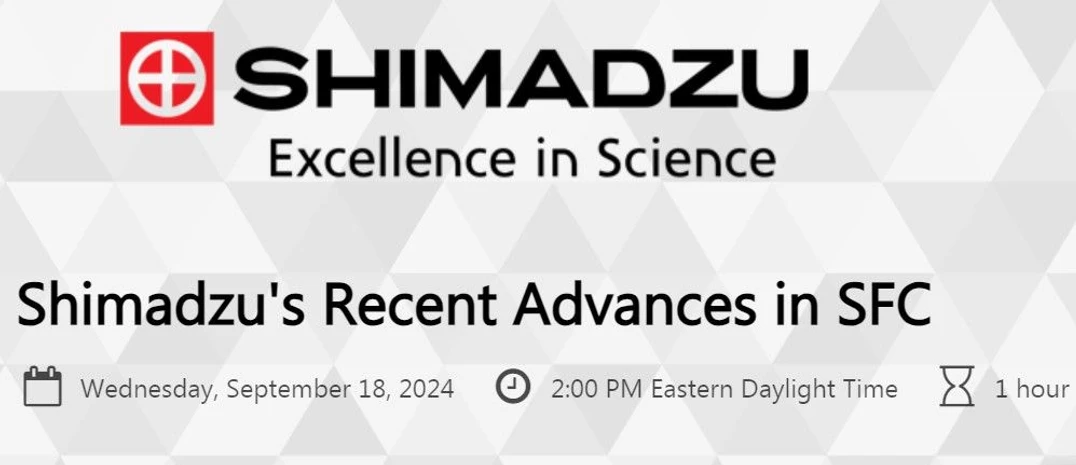 Shimadzu: Shimadzu's Recent Advances in SFC