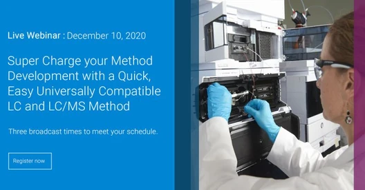 Super Charge your Method Development with a Quick, Easy Universally Compatible LC and LC/MS Method