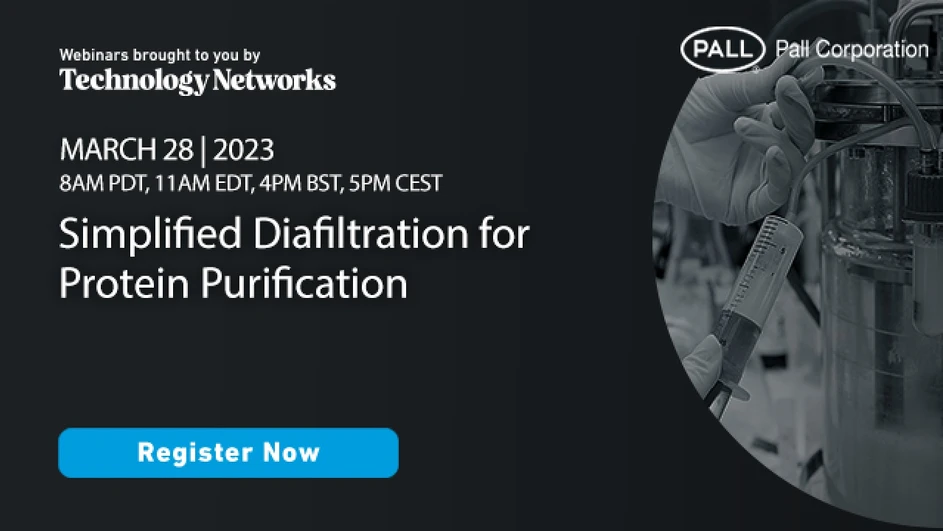 Technology Networks: Simplified Diafiltration for Protein Purification
