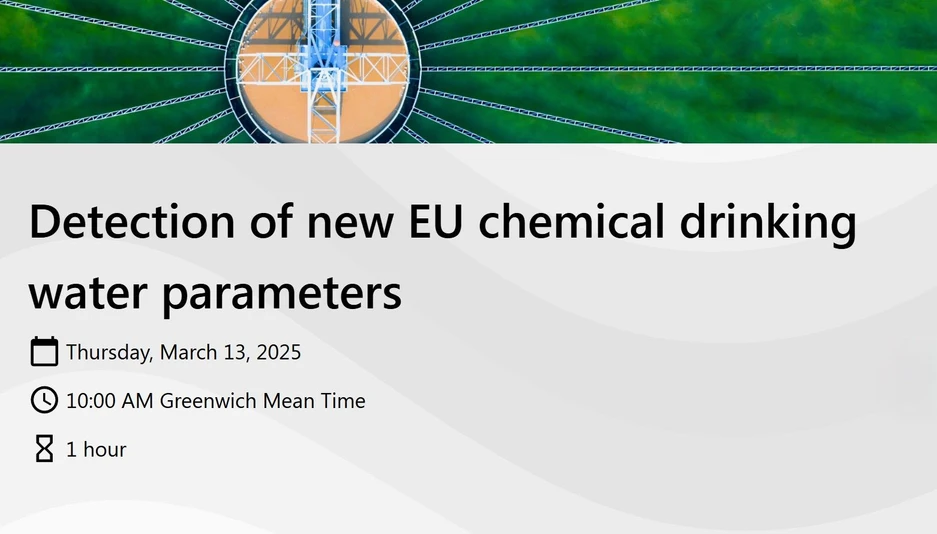 Thermo Fisher Scientific: Detection of new EU chemical drinking water parameters