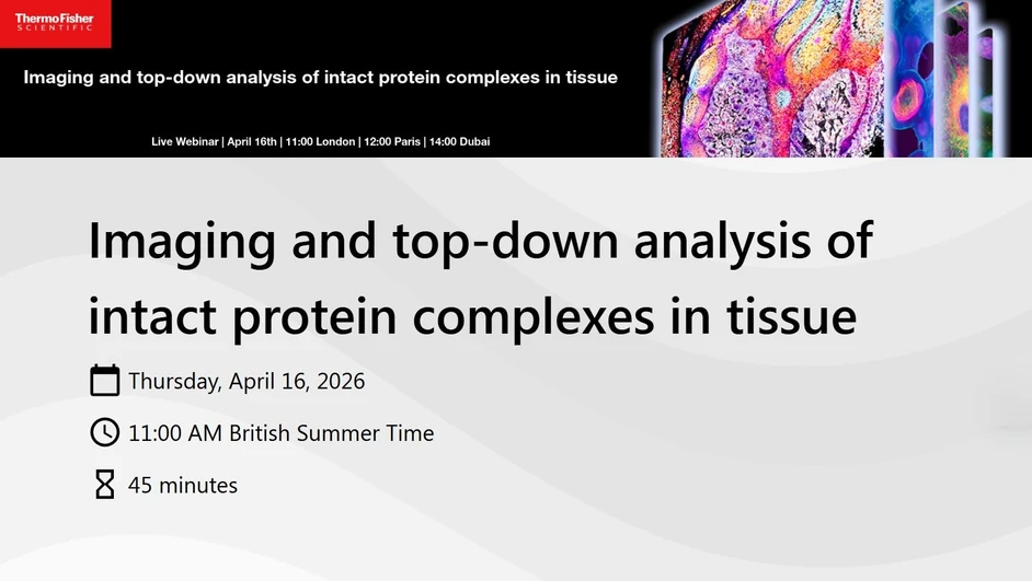 Thermo Fisher Scientific: Imaging and top-down analysis of intact protein complexes in tissue