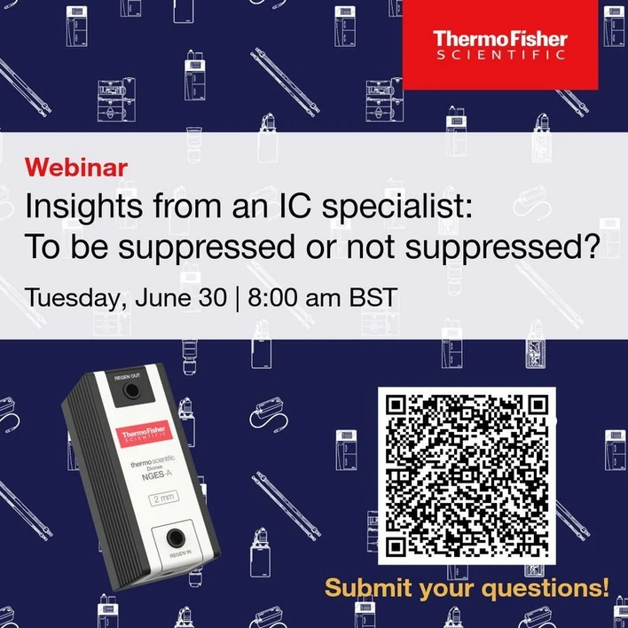 Thermo Fisher Scientific: Insights from an IC specialist: To be suppressed or not suppressed?