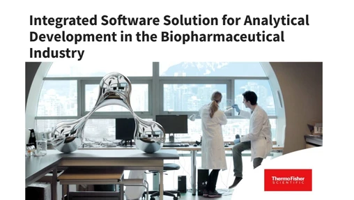 Integrated Software Solution for Analytical Development in the Biopharmaceutical Industry