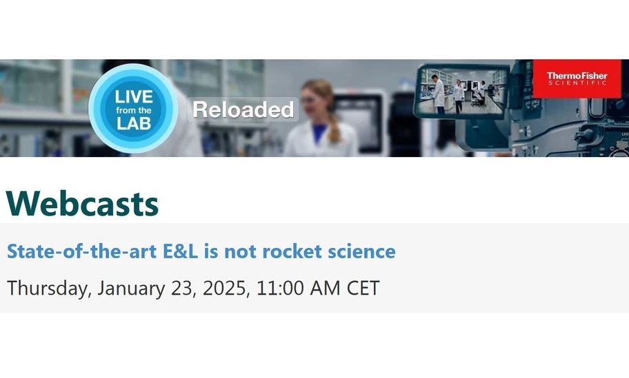 Thermo Fisher Scientific: State-of-the-art E&L is not rocket science