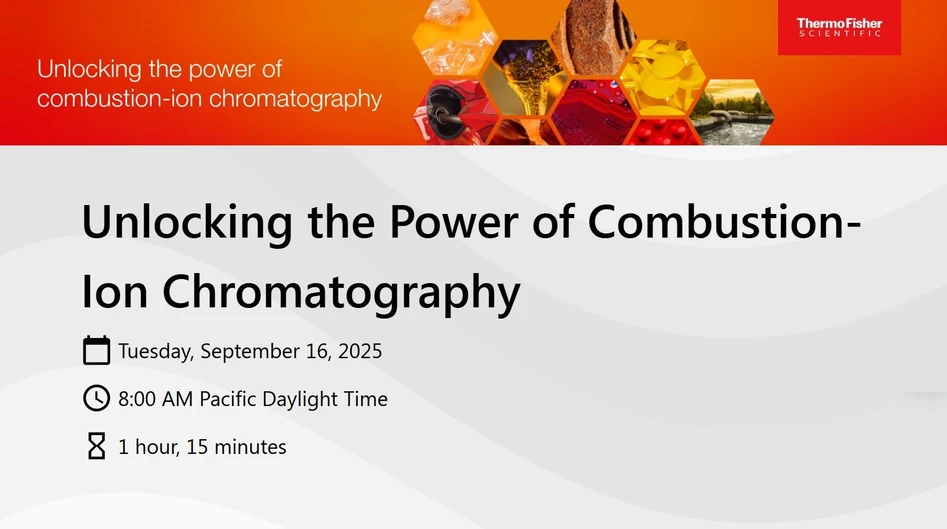 Thermo Fisher Scientific: Unlocking the Power of Combustion-Ion Chromatography