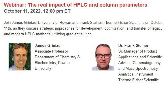 Thermo Scientific: Back-to-school: The real impact of HPLC and column parameters