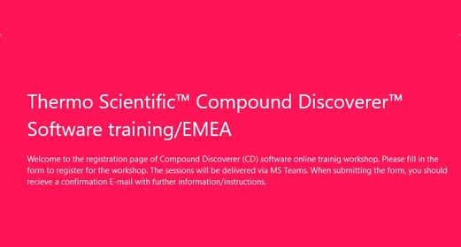 Compound Discoverer software workshops (Specialized data processing: Met ID)