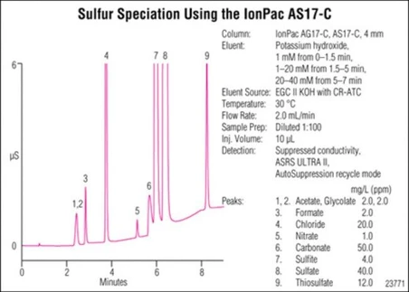 Thermo Scientific Dionex IonPac AS17-C IC kolony